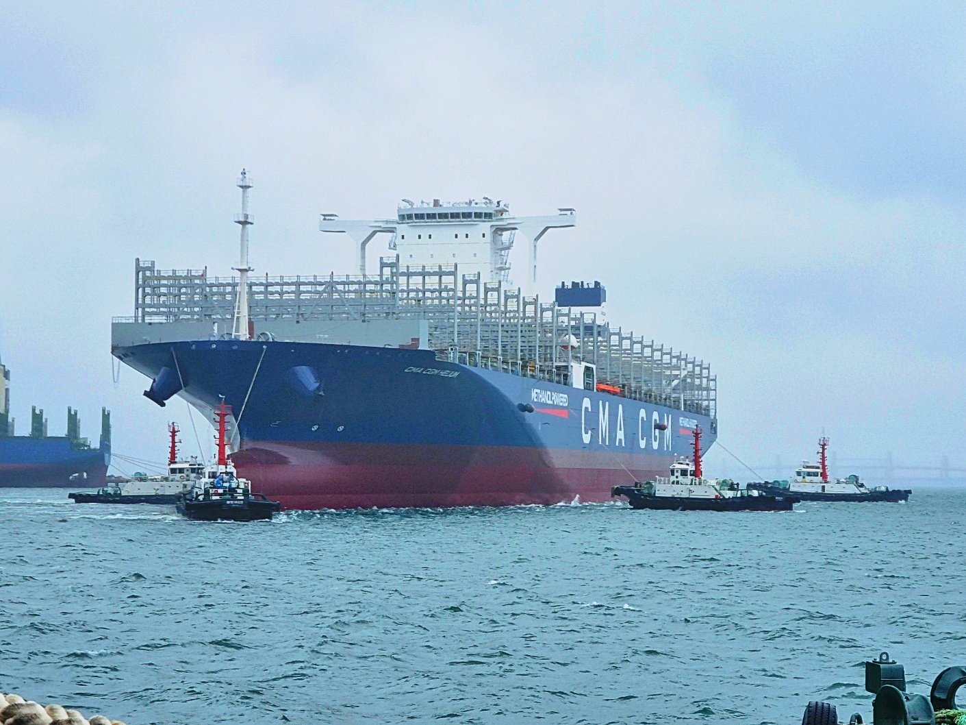 خط CMA CGM تدشن سفينة جديدة في كوريا الجنوبية
