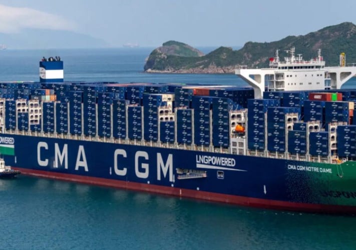شركة CMA CGM تؤجل رسوم موسم الذروة على شحنات شرق المتوسط إلى الساحل الشرقي لأمريكا